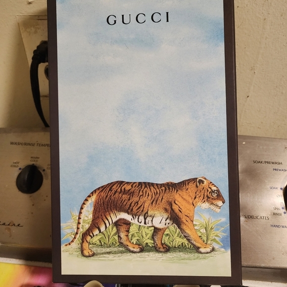 Gucci Rubber Jelly Sandals Studs Tiger Unisex Gucci Size 9 Beige Jelly Studded - Picture 2 of 5